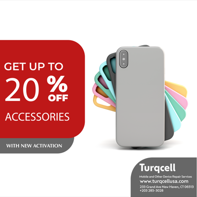 Get up to 20% off accessories with new activation