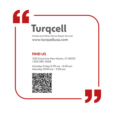 Find us — Turqcell contact card